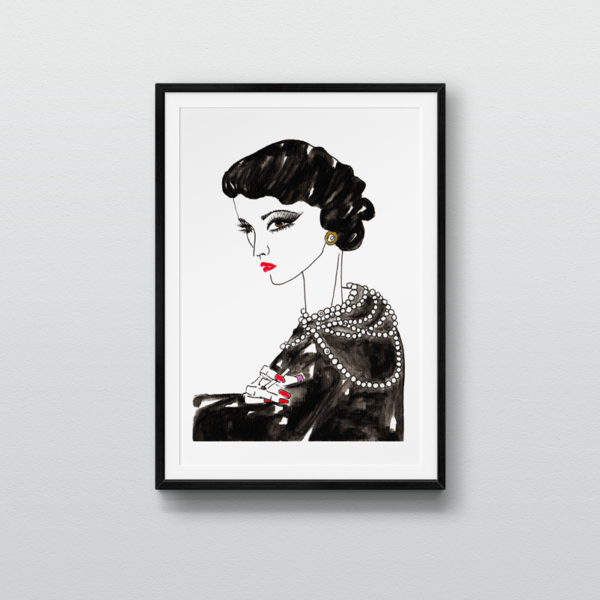 Art of the day….Coco Chanel