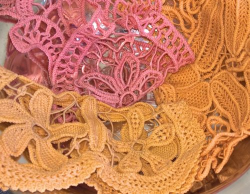 Natural Dye for traditional Romanian Point Lace